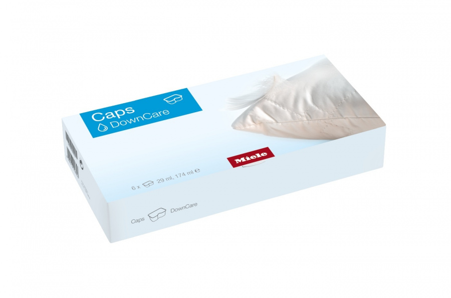 Средство для стирки изделий из пуха DownCare Caps,6 шт. Miele купить в #REGION_NAME_DECLINE_PP# | Всегда в наличии! | Артикул 10756350 | Официальный сайт