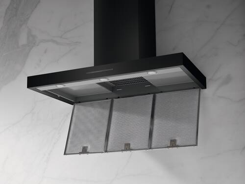 Вытяжка PUR 92 W черный матовый