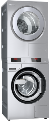 Колонна из профессиональных стиральной и сушильной машины PDW 909 [EL DP DD] Miele купить в Калининграде | Всегда в наличии! | Артикул 11969160, 11994110 | Официальный сайт