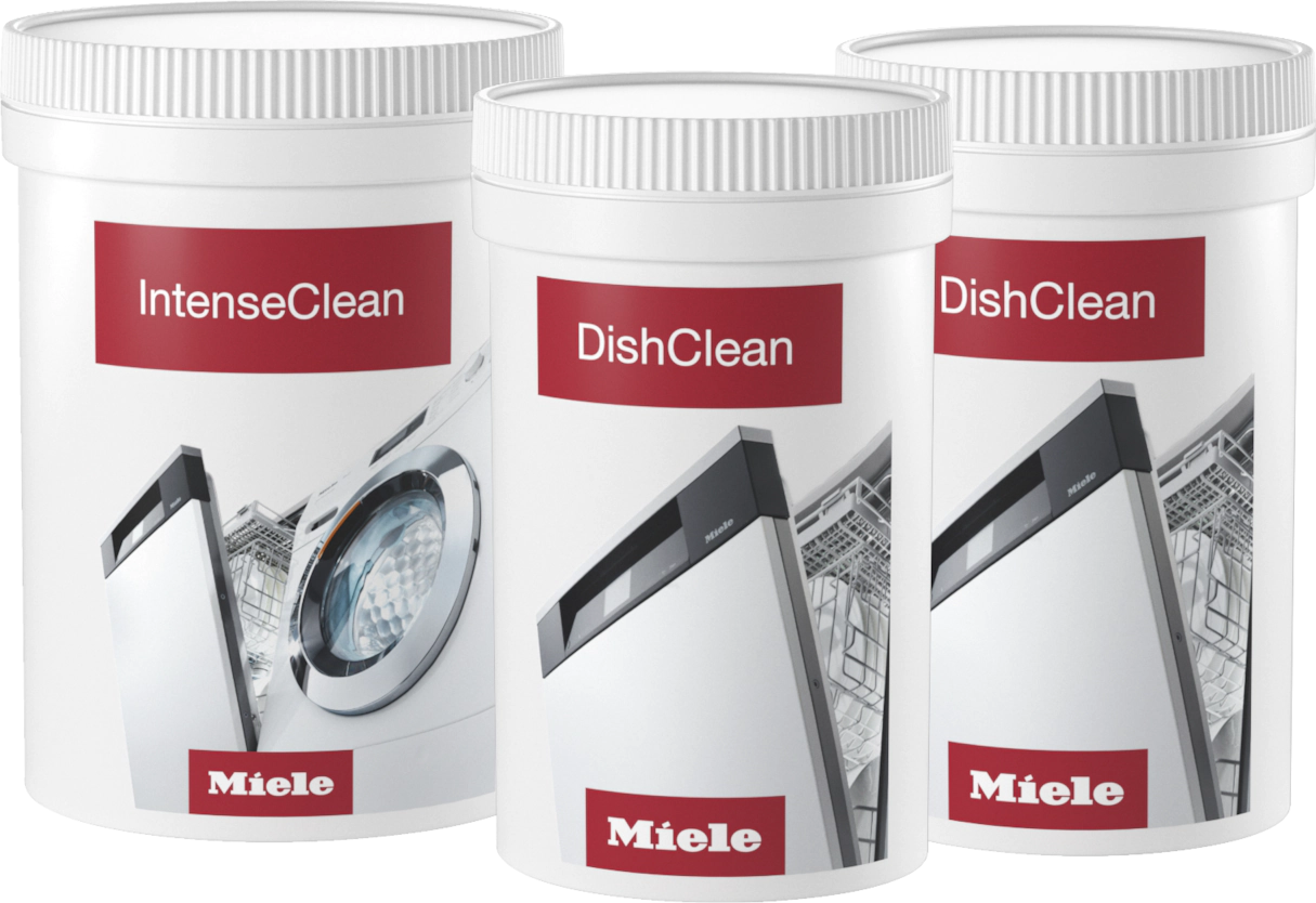 Набор средств по уходу за посудомоечными машинами DishClean и IntenseClean Miele купить в #REGION_NAME_DECLINE_PP# | Всегда в наличии! | Артикул 11407570 | Официальный сайт
