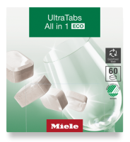 Таблетки для мытья посуды в ПММ Ultra Tabs All in 1 ECO GS CL 0602 T E 60 шт. Miele купить в Калининграде | Всегда в наличии! | Артикул 12279150 | Официальный сайт